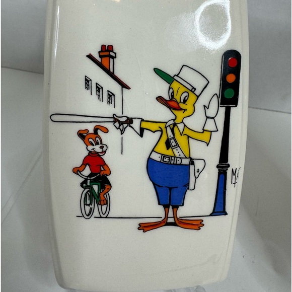 Vintage Duck Bath tiles. Signed “MAT”. Four ceramic tiles. Just fun! (4-O) - Picture 3 of 7